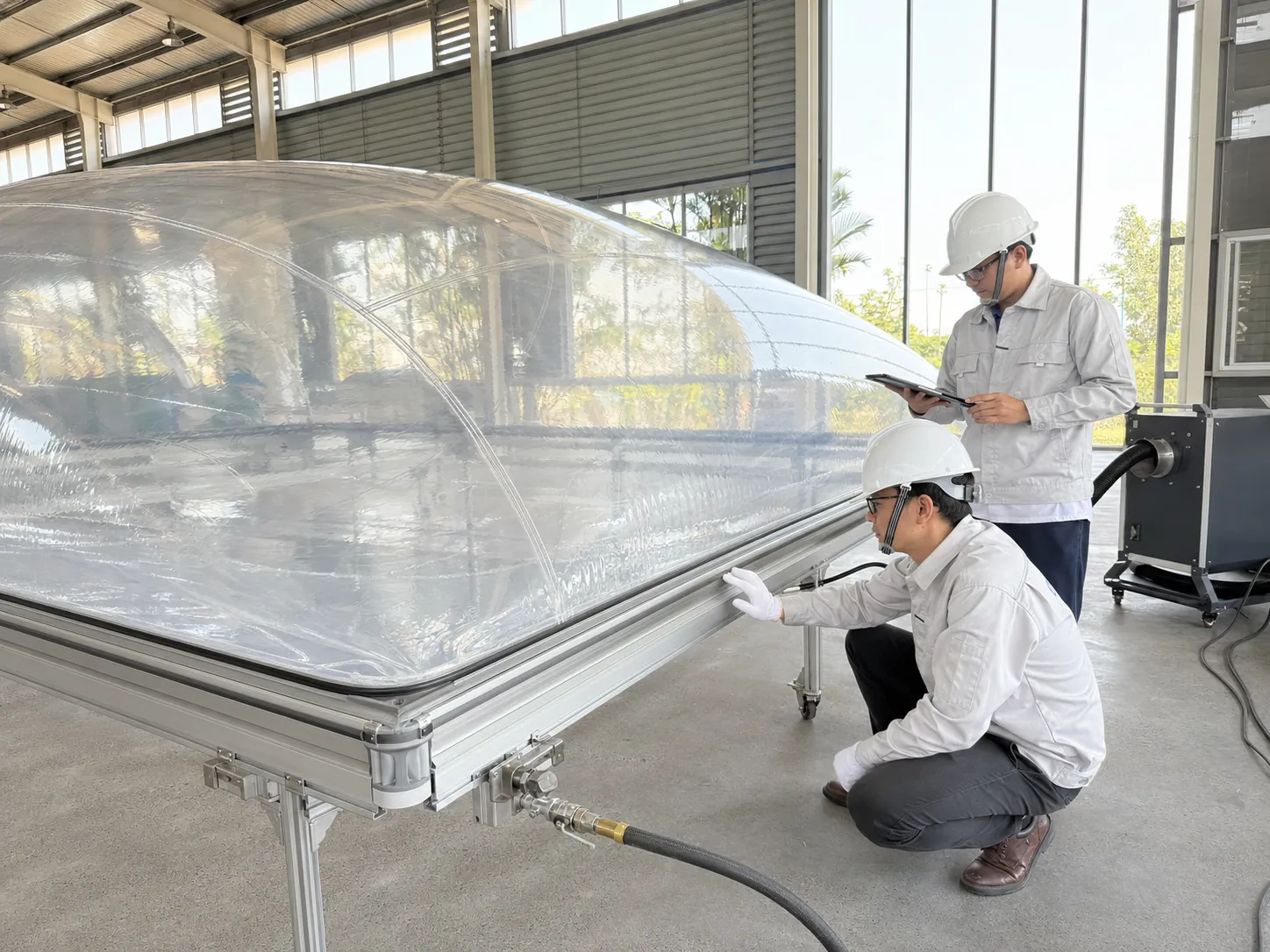 Đệm ETFE hai lớp: Hiệu suất và cấu tạo của hệ đệm khí hai lớp Đệm ETFE hai lớp: Hiệu suất và cấu tạo của hệ đệm khí hai lớp