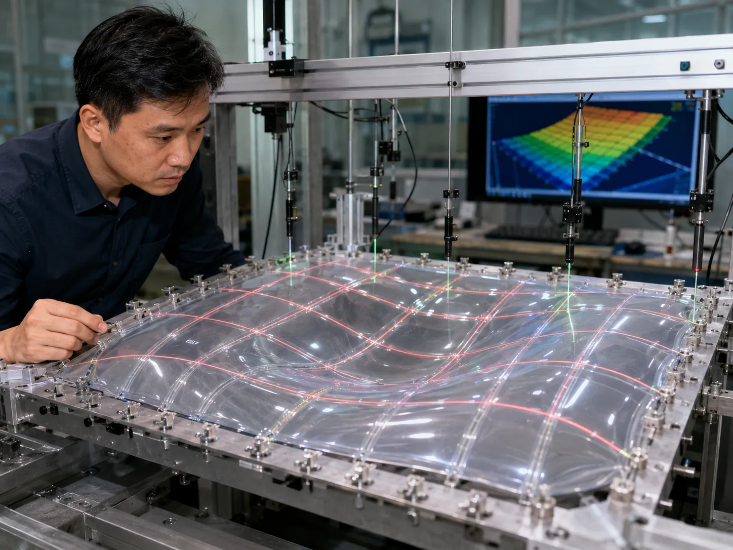 Độ võng màng ETFE: Độ võng cho phép và cách đánh giá bằng mô hình Độ võng màng ETFE: Độ võng cho phép và cách đánh giá bằng mô hình