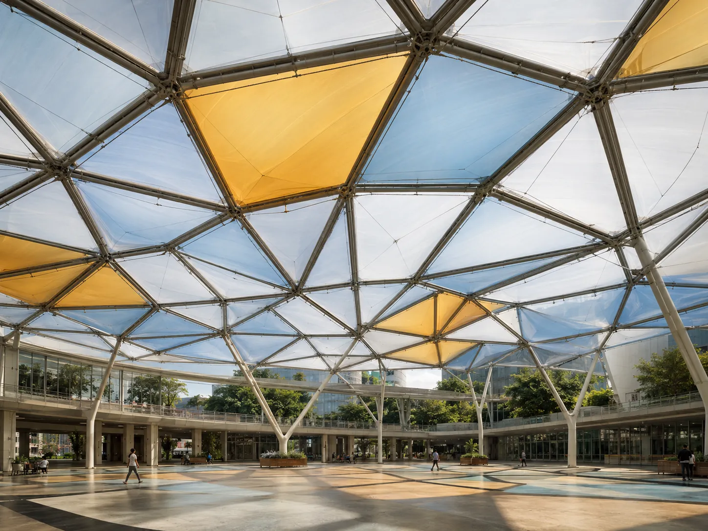 Màng ETFE màu: Cách lựa chọn màu theo kiến trúc và hiệu suất ánh sáng Màng ETFE màu: Cách lựa chọn màu theo kiến trúc và hiệu suất ánh sáng