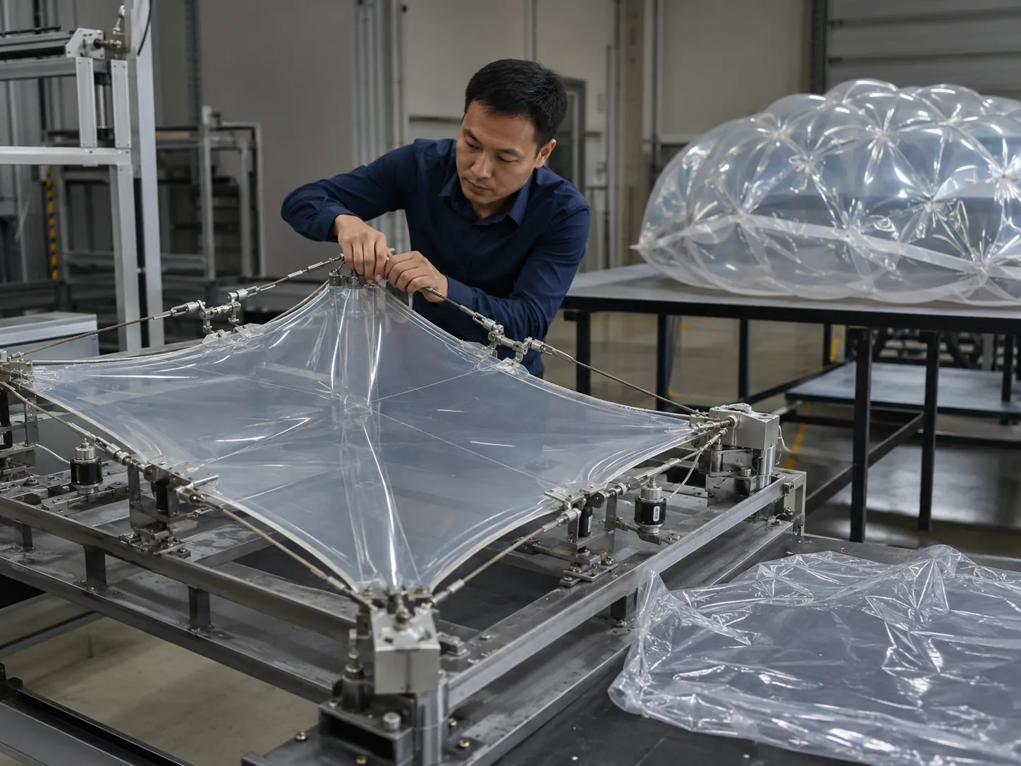Tiền ứng lực ETFE: Vai trò của ứng suất ban đầu đối với ổn định màng Tiền ứng lực ETFE: Vai trò của ứng suất ban đầu đối với ổn định màng