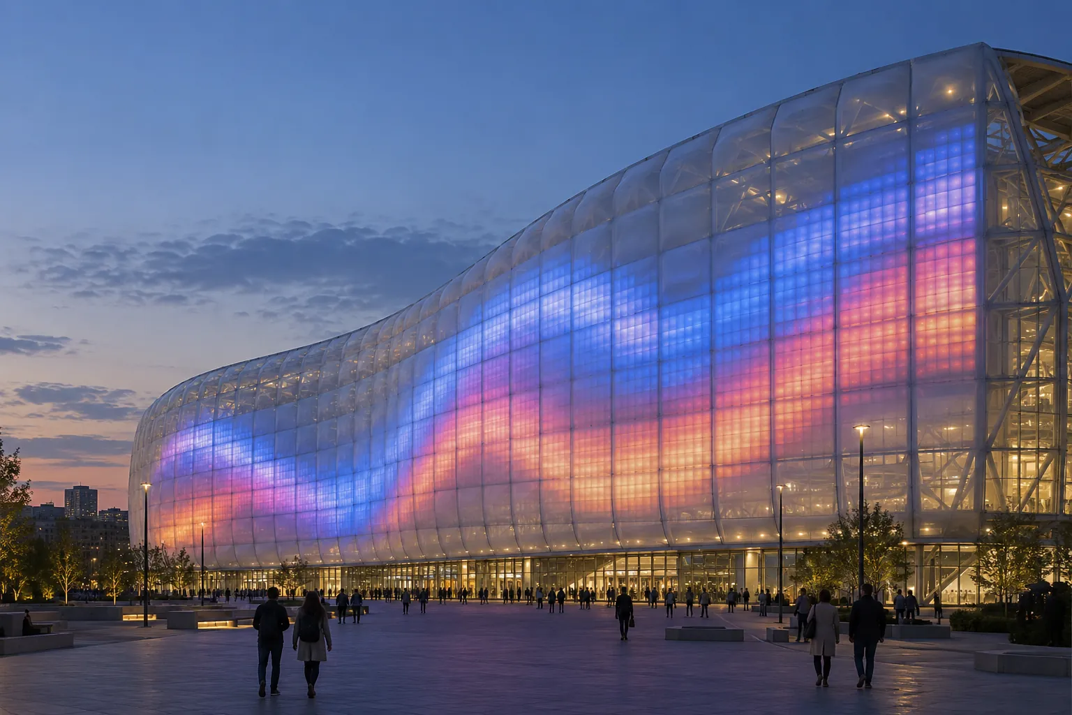Media facade ETFE: Khi nào lớp vỏ ETFE trở thành mặt dựng truyền thông? Media facade ETFE: Khi nào lớp vỏ ETFE trở thành mặt dựng truyền thông?